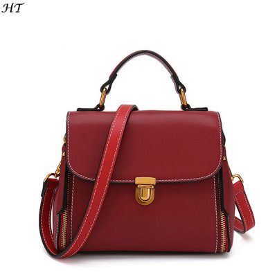 customized wholesale vintage leather fashion design tote leather bags for ladies